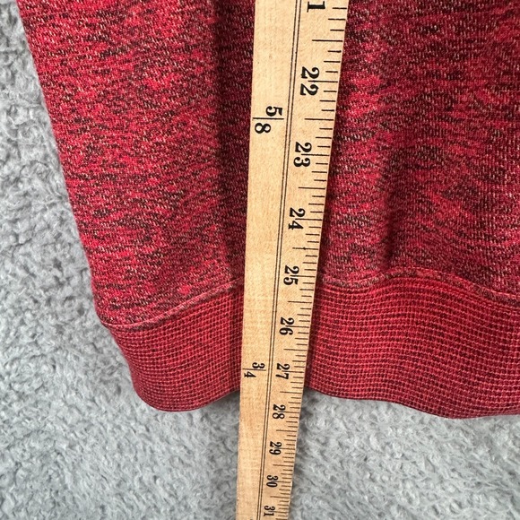Iron and Resin Logo Sweatshirt Mens Large‎ Red Pullover Crew Neck Made in USA - Picture 7 of 10